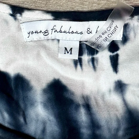 NWT Young Fabulous & Broke Jayden Jersey Long Sleeve Top - Picture 11 of 14